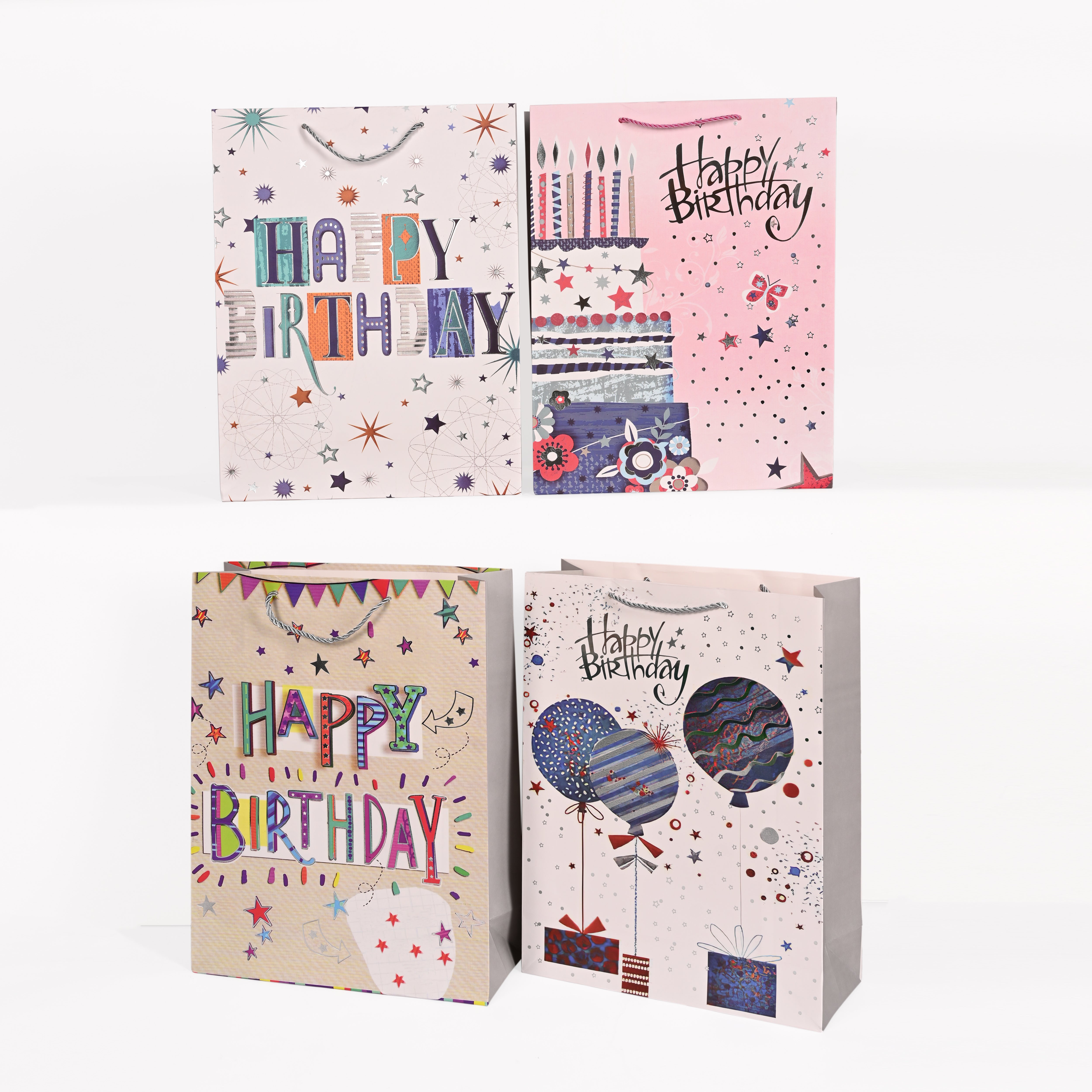 Birthday bags 12 pieces XS (12*14*6CM)