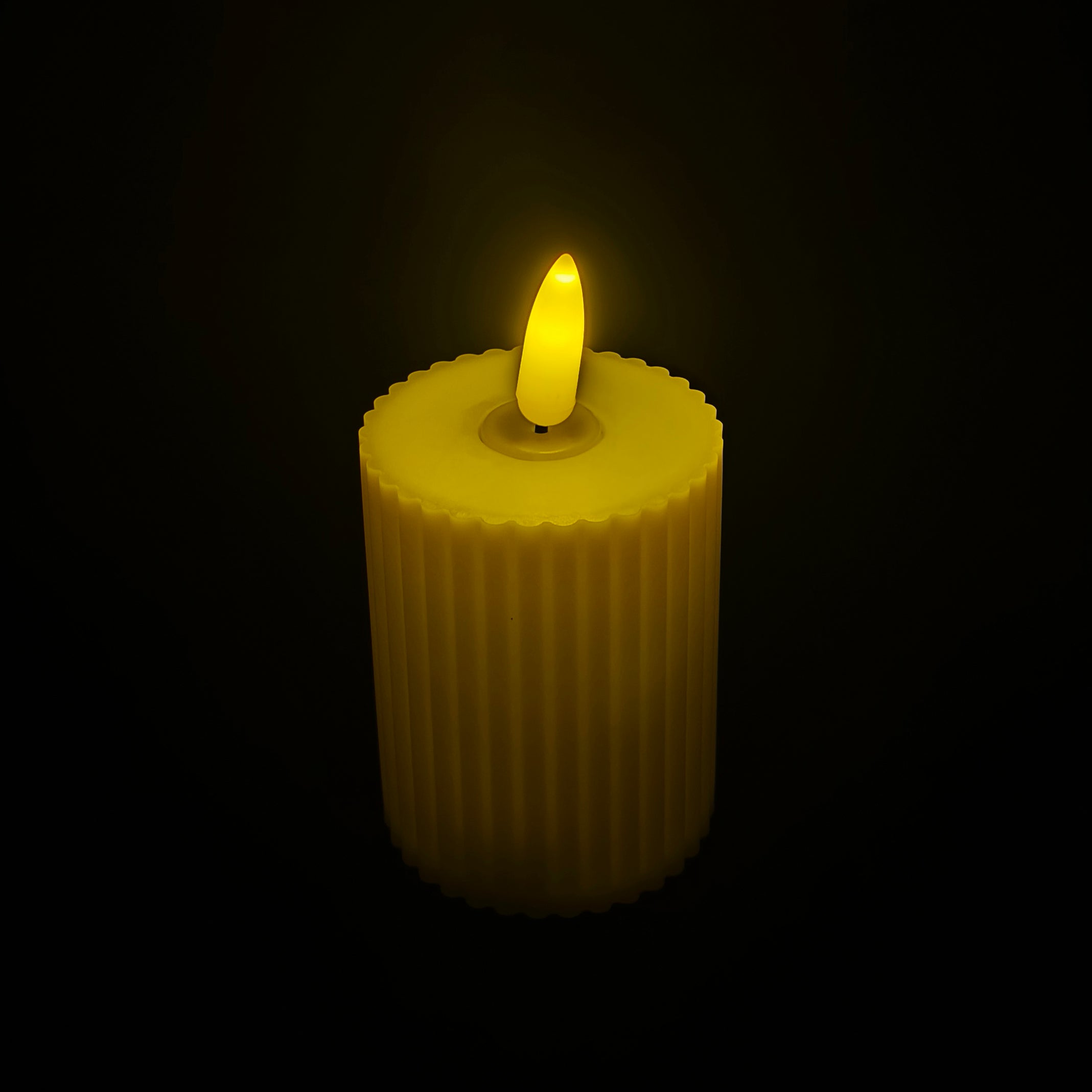 LED movable candle light w 5 CM* 7 CM small off white 12 pieces