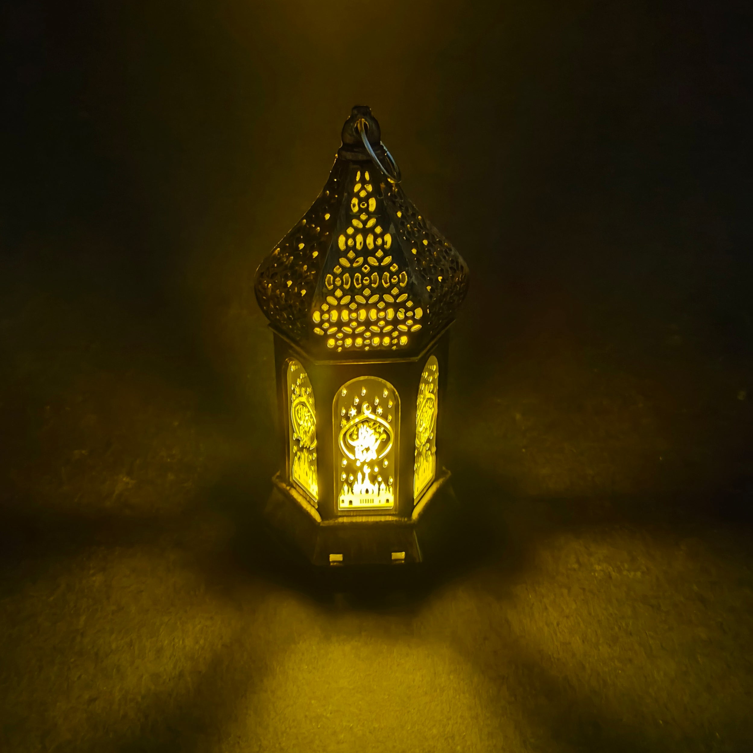 Ramadan lantern for home decorations, 12.50 CM *6 CM Copper 12 pieces