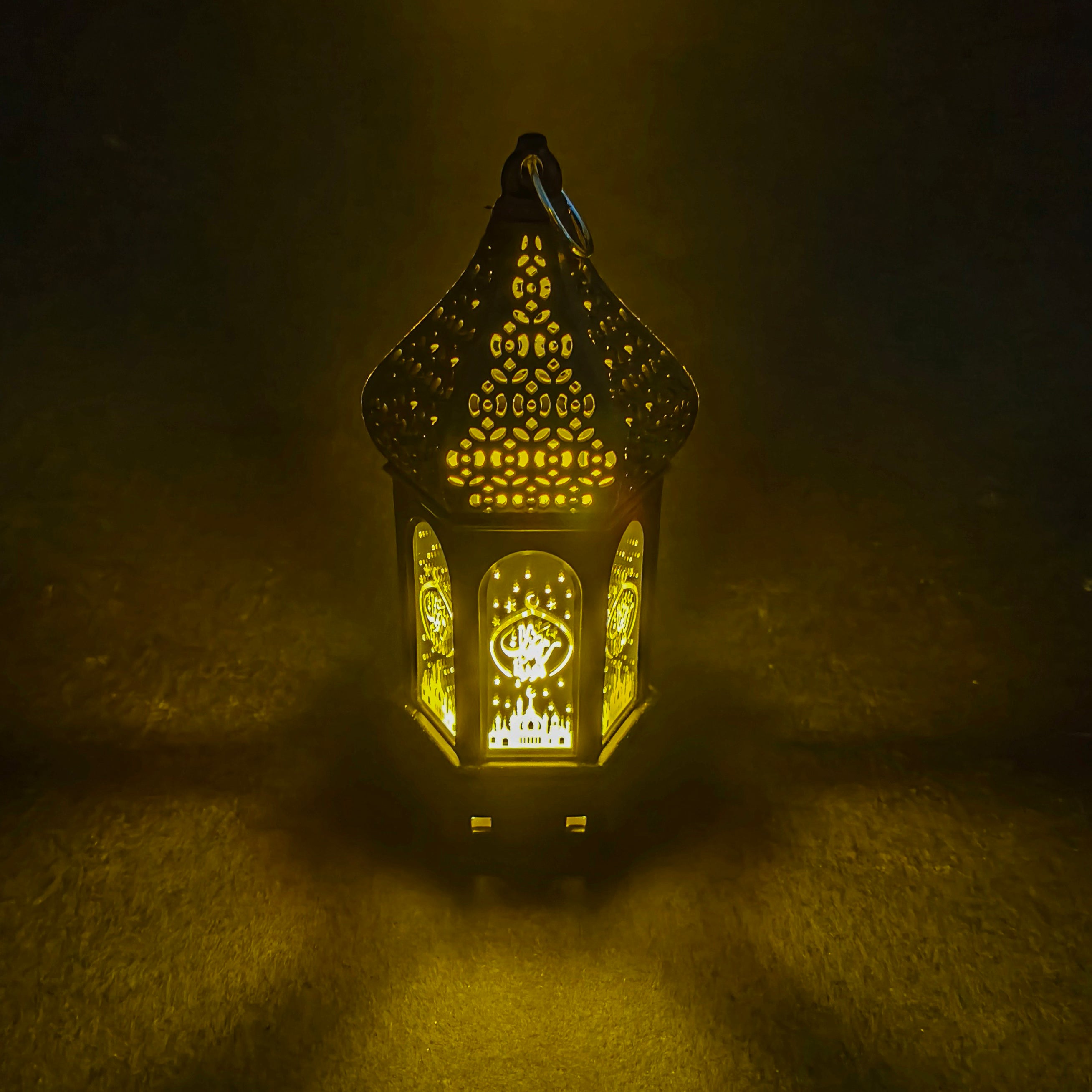 Ramadan lantern for home decorations Black 12 piece