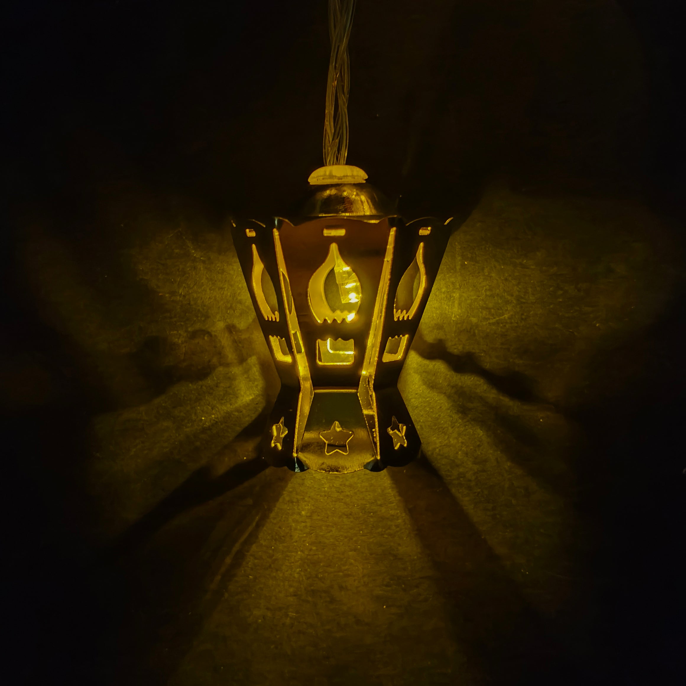 Luminous Ramadan decorations, lantern shape, 2 meters, 10 pieces