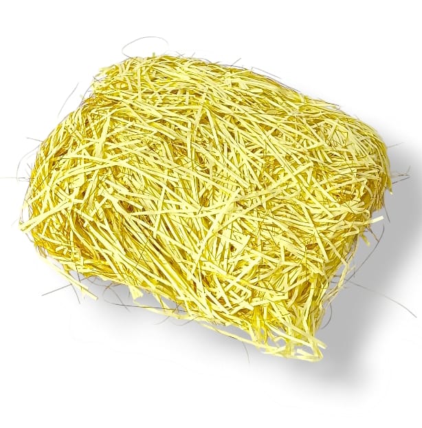Shredded paper gift filler for filling gift boxes, gift baskets and bags, 100 grams