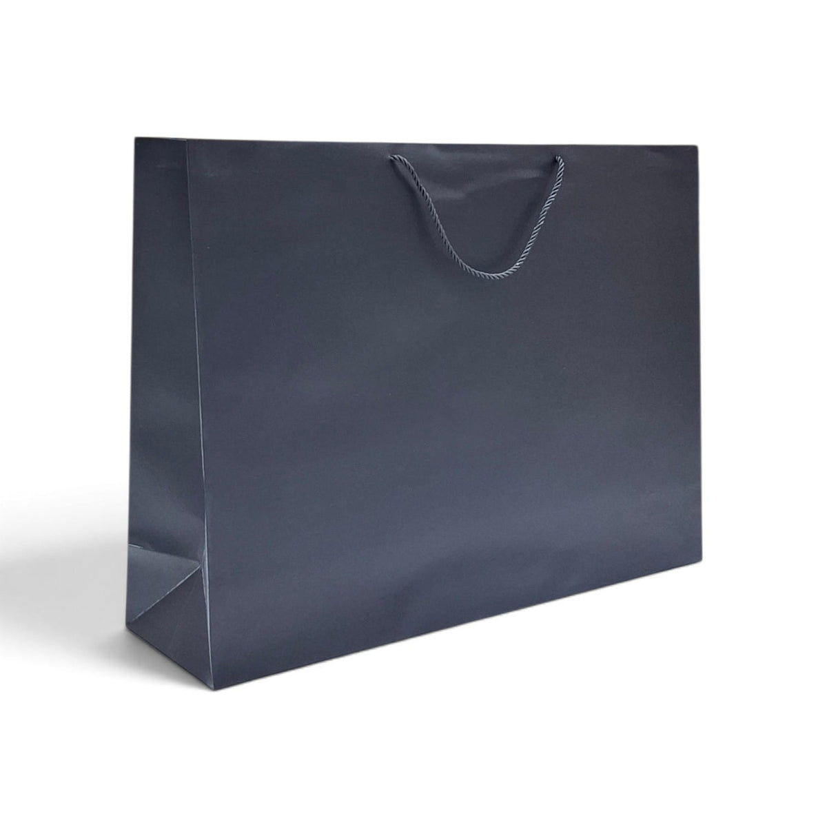 Large gift bags, set of 12, black, dimensions: 60 × 45 × 17 cm