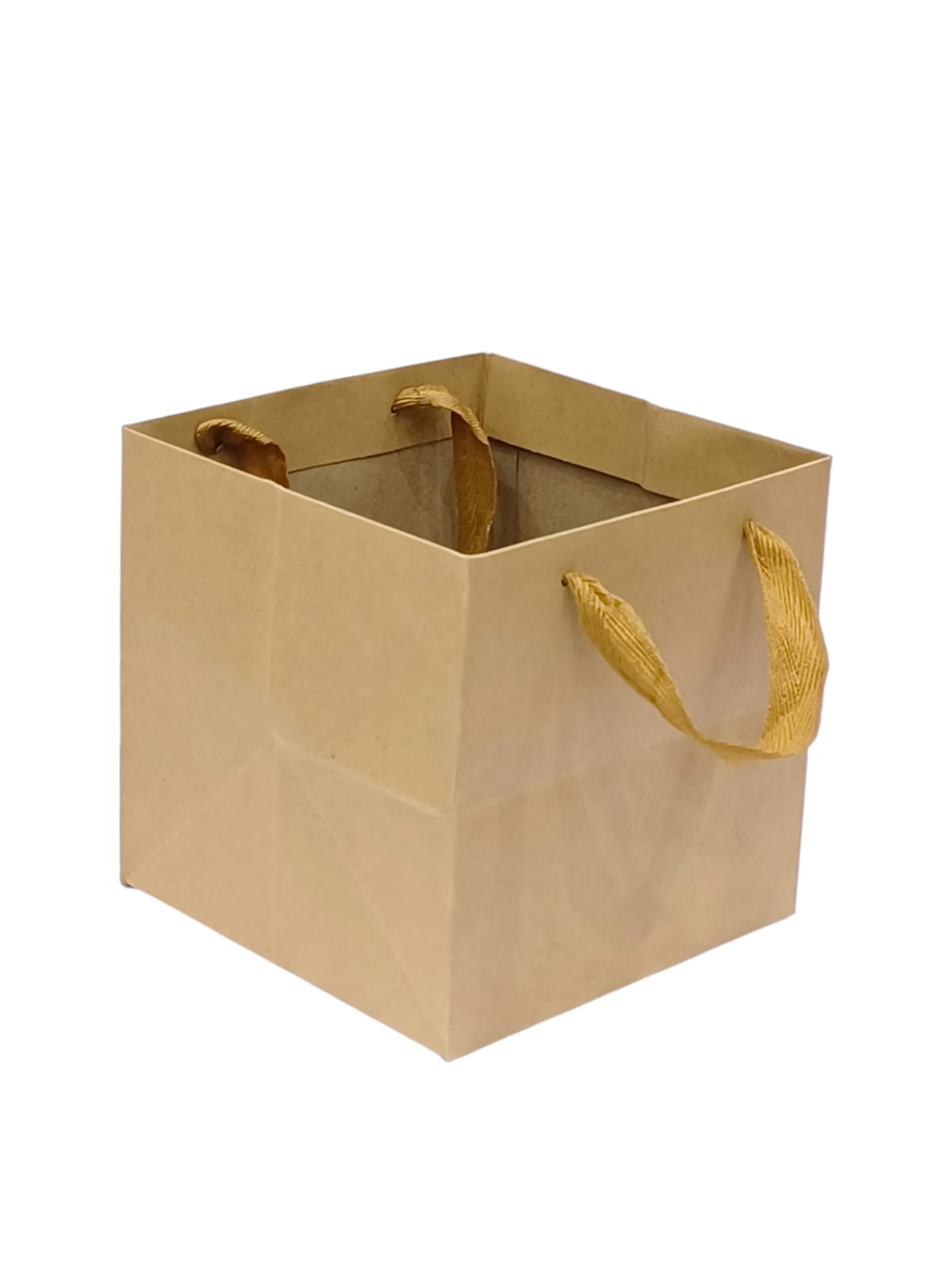 Square cardboard gift bags