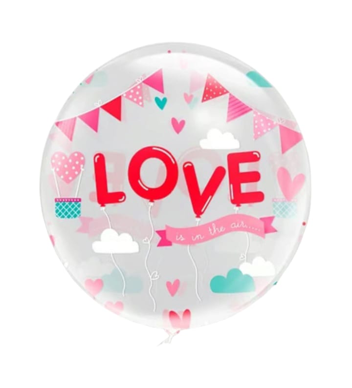 Transparent balloon for Valentine's Day 40×45CM