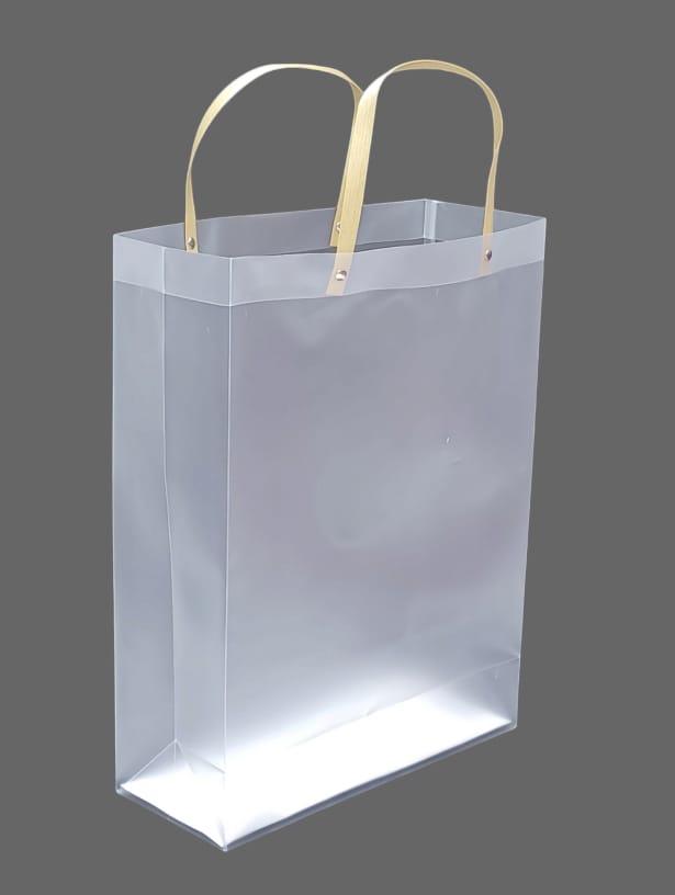 Semi-transparent hard plastic bags 12pcs Size  31CM ×41CM ×12CM