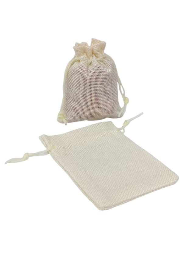 Burlap bags for gift distribution, 12 pieces S(9×7CM)