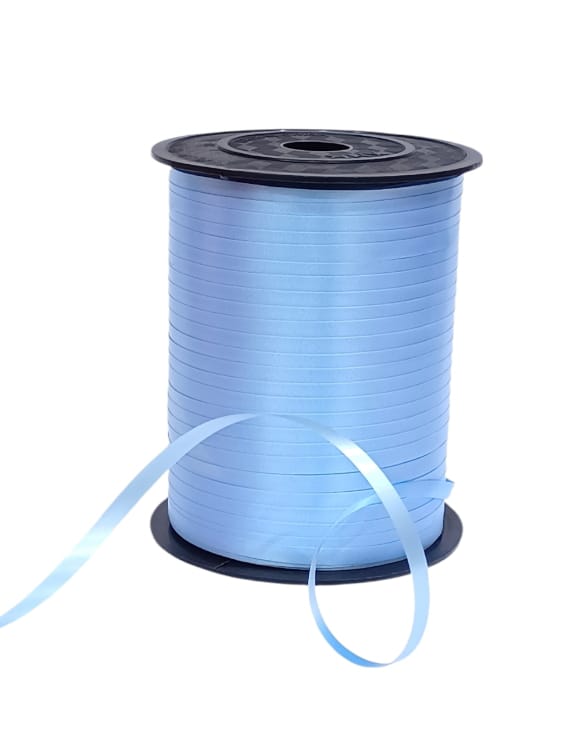 250 yards balloon ribbon, light blue (Births)