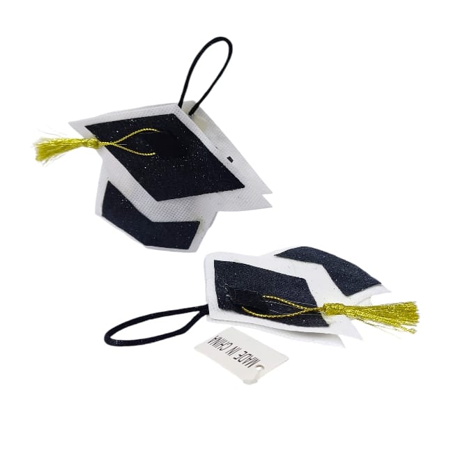 Bags made of reinforced fabric for graduation occasions, sweets and small gifts, 12 pieces    measuring 11.50CM×8CM