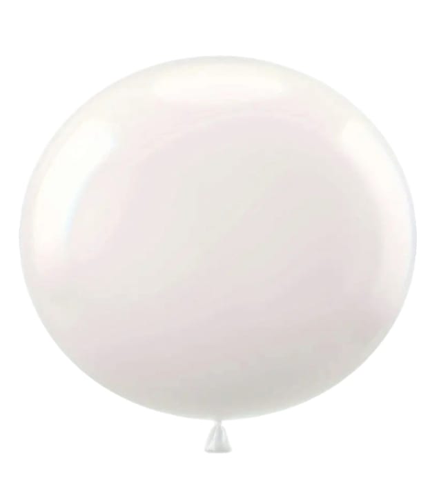 18 inch latex balloon, white color, 25 pieces