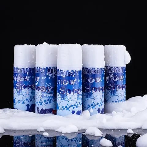 Snow spray for parties 12pics