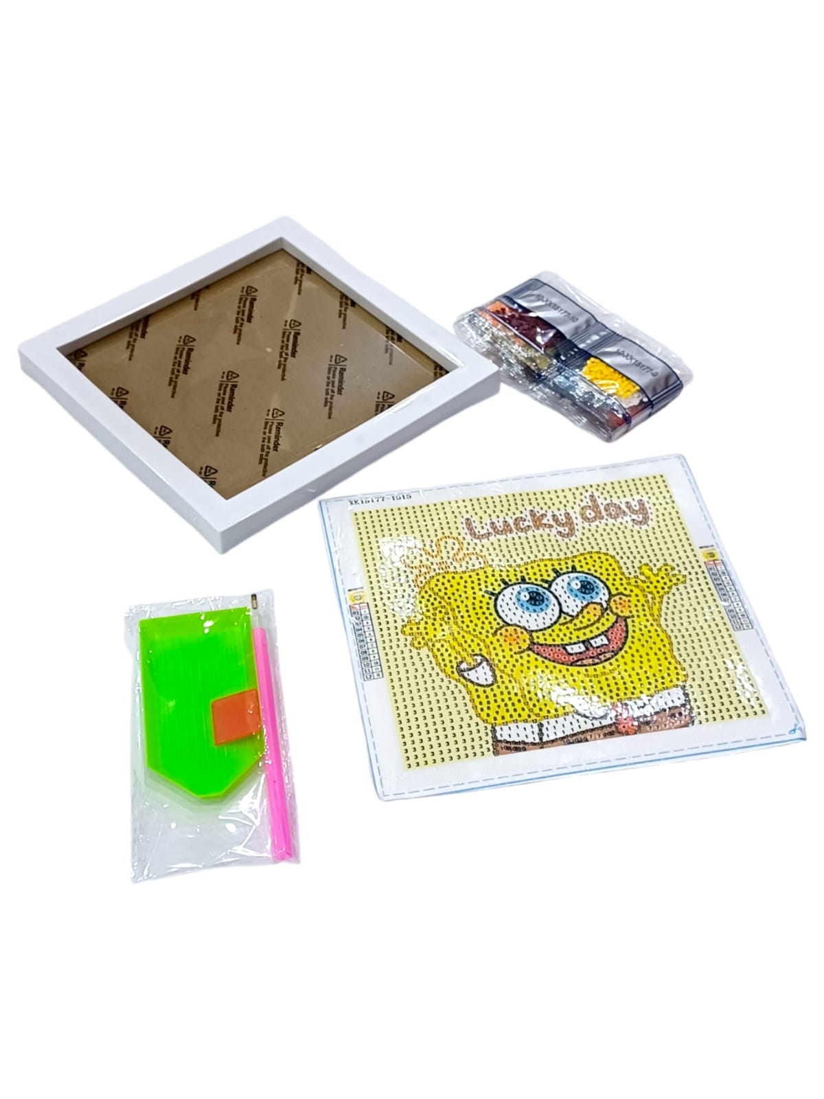Diamond drawings art works for children. Cartoon characters