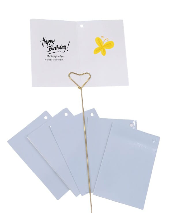 Occasion cards, grey, 15 pieces