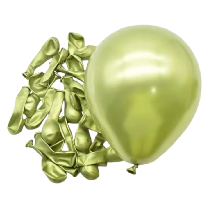 Chrome balloon 100 pieces 12 inch apple