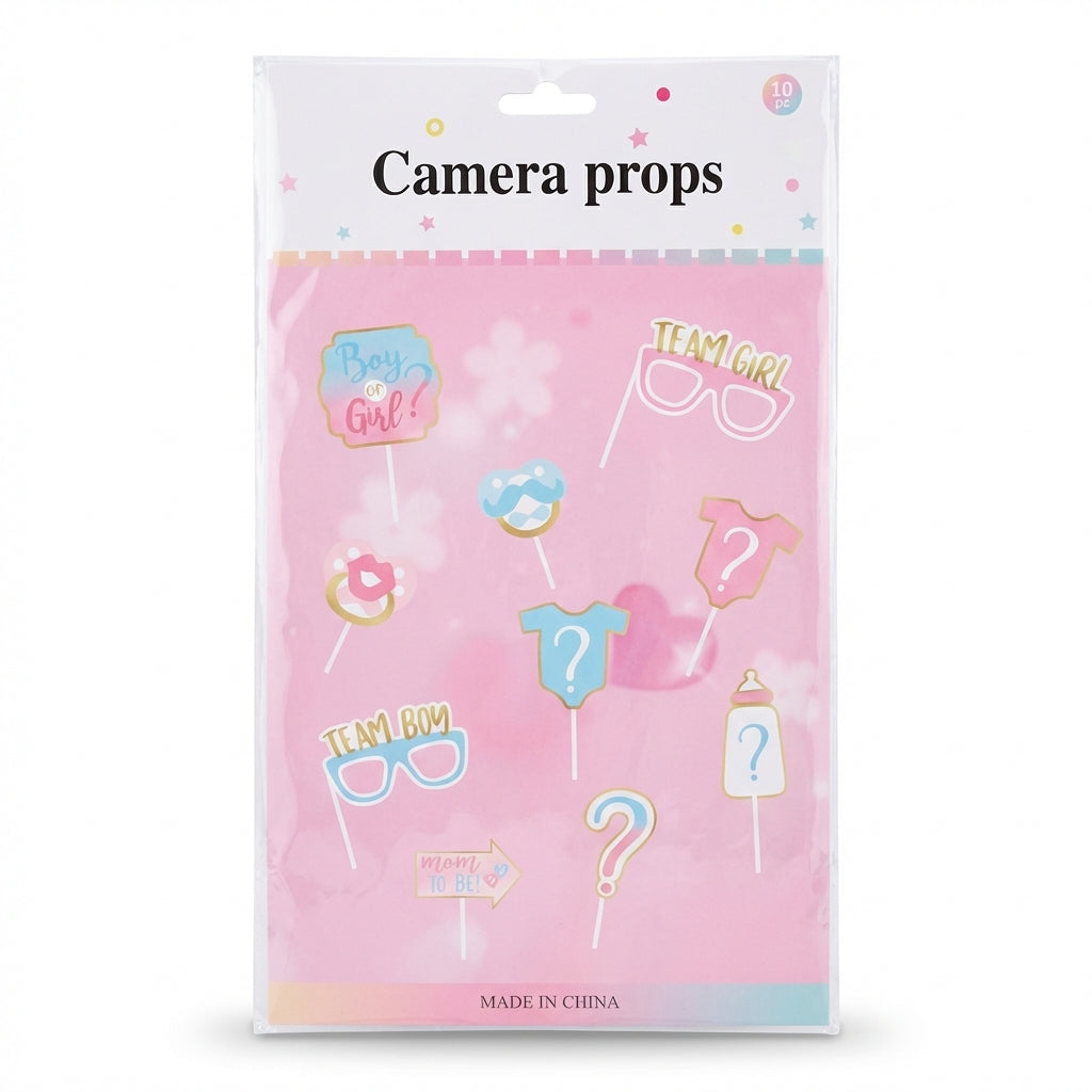 Boy or Girl? Premium Gender Reveal Hanging Decor Set 80+ pieces