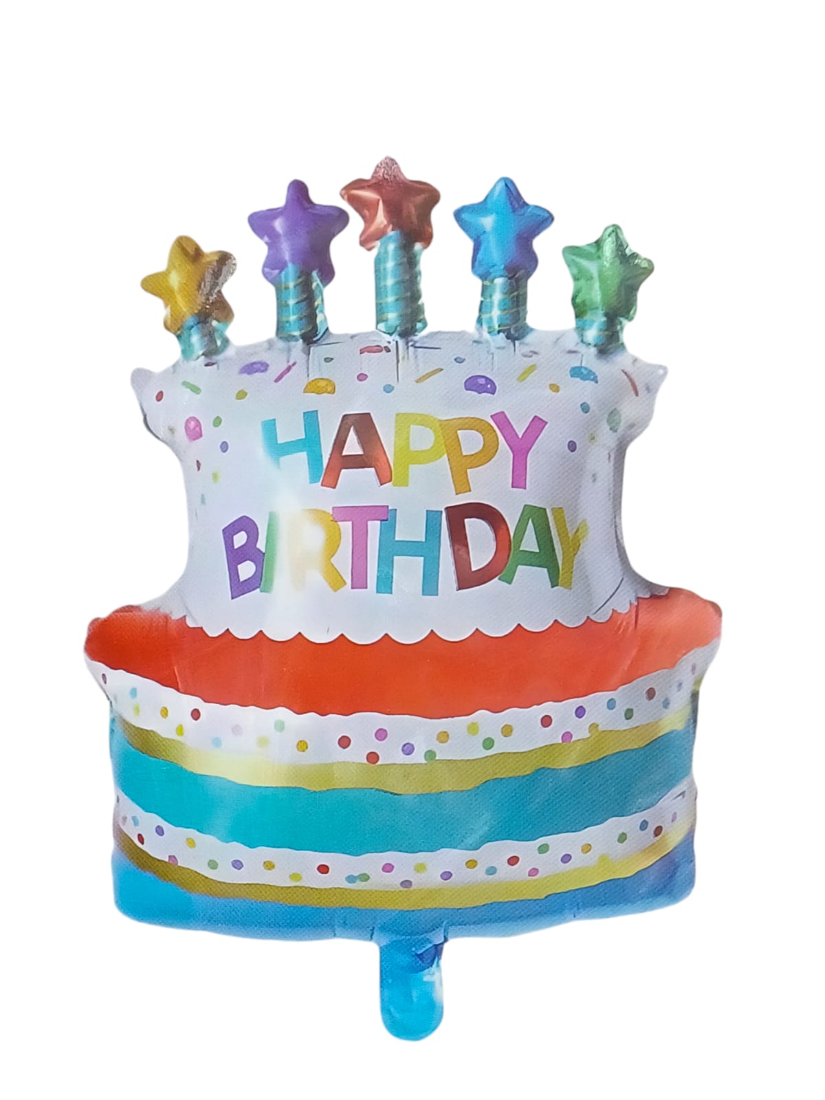 Birthday tin balloon takes the cake