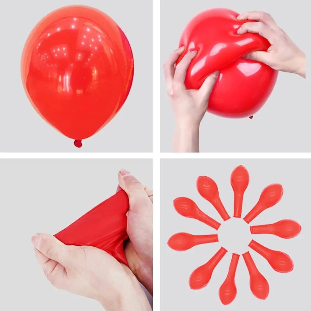 Balloon 100 Pieces, Matte Red 12 INCH