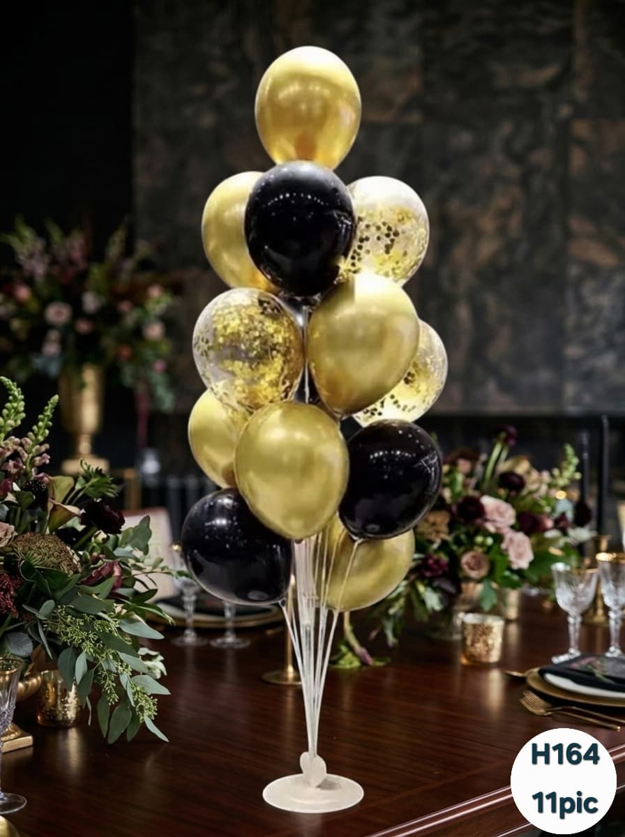 Balloon holder measuring 110cm*20cm with a set of 12 pieces of 12-inch balloons