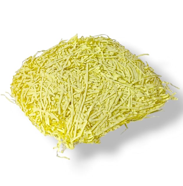 Shredded paper gift filler for filling gift boxes, gift baskets and bags, 100 grams