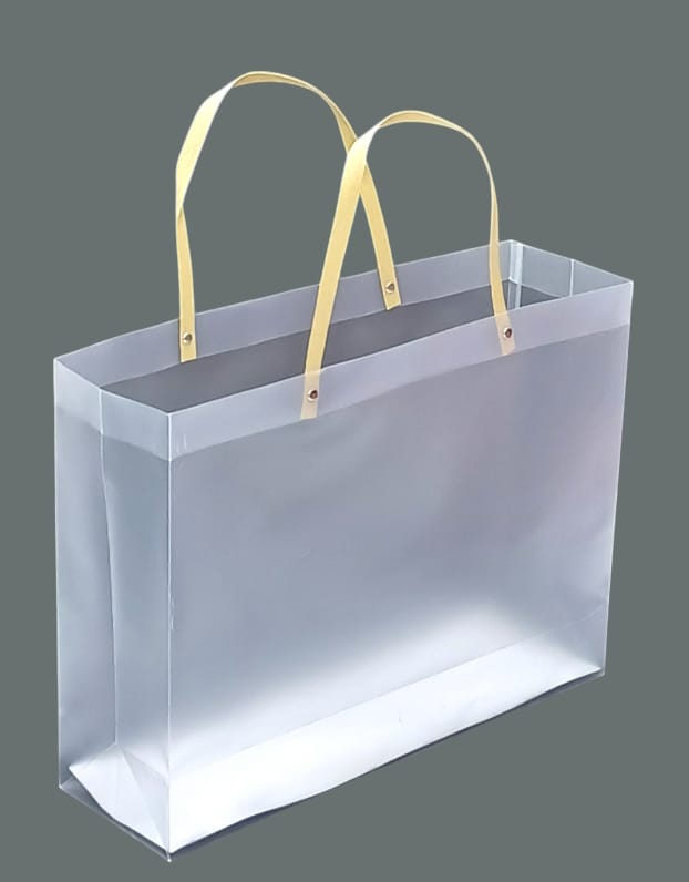 Semi-transparent hard plastic bags 12pcs