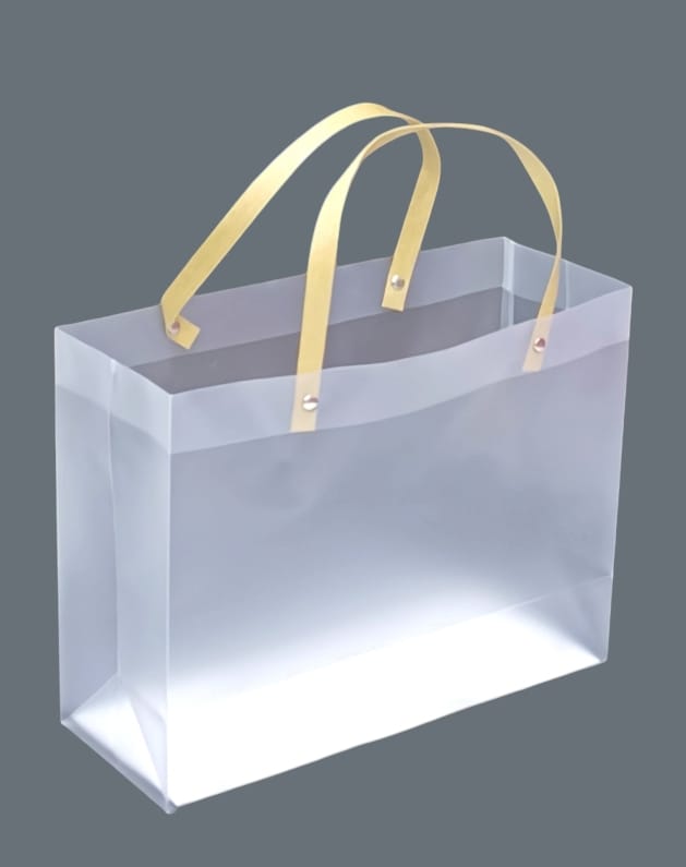 Semi-transparent hard plastic bags 12pcs Size  30CM ×23CM ×11CM