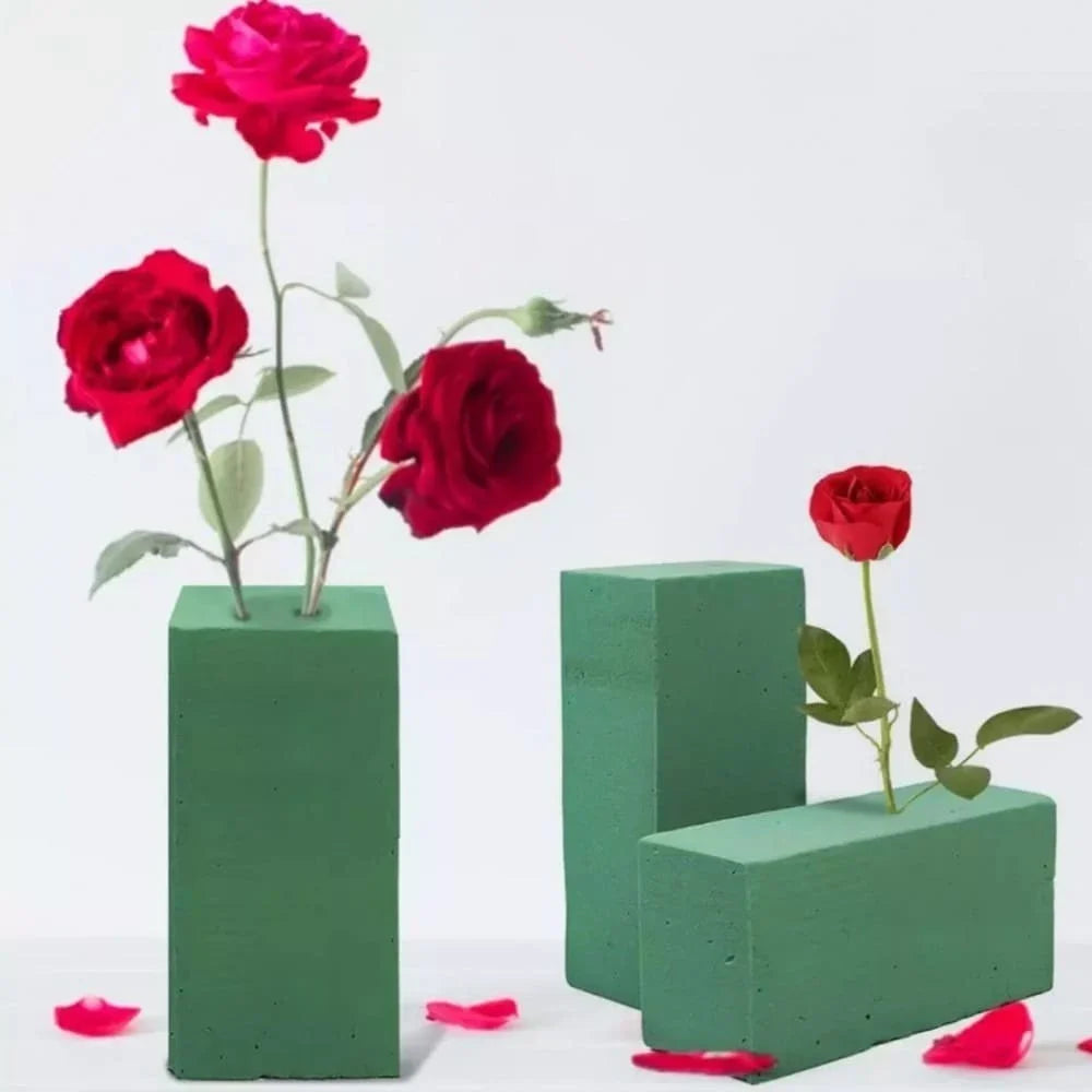 Natural flower foam, 23 cm, 20 pieces