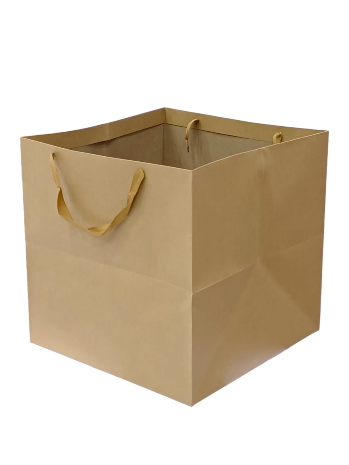 Square cardboard gift bags