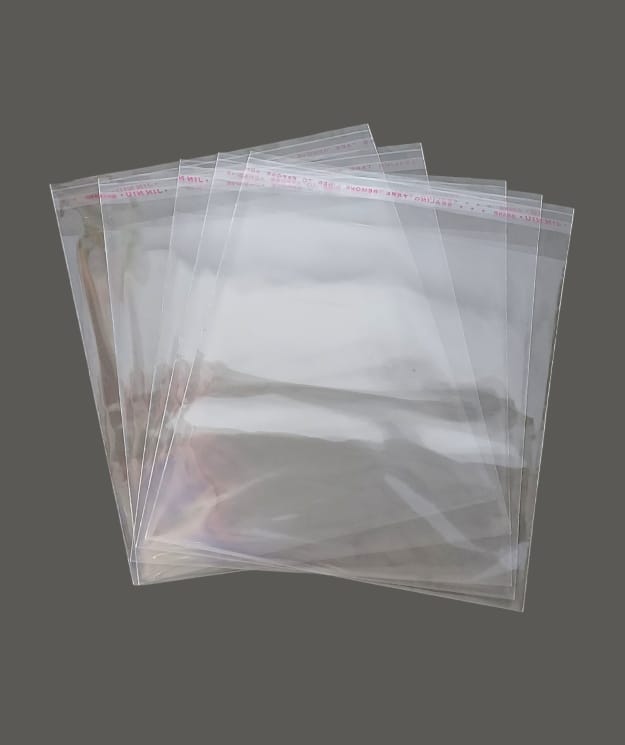 Transparent resealable cellophane bags for candy cabinet, 50 pieces Size 17CM×22CM